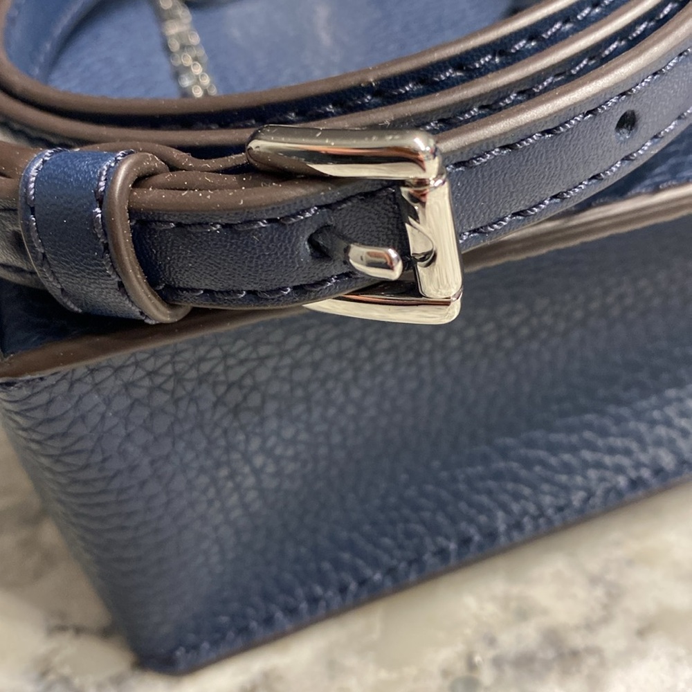 NWT MICHAEL Michael Kors Mercer Extra Small Pebbled Leather Crossbody - Picture 7 of 8